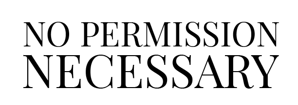 npn_black No Permission Necessary Podcast Logo