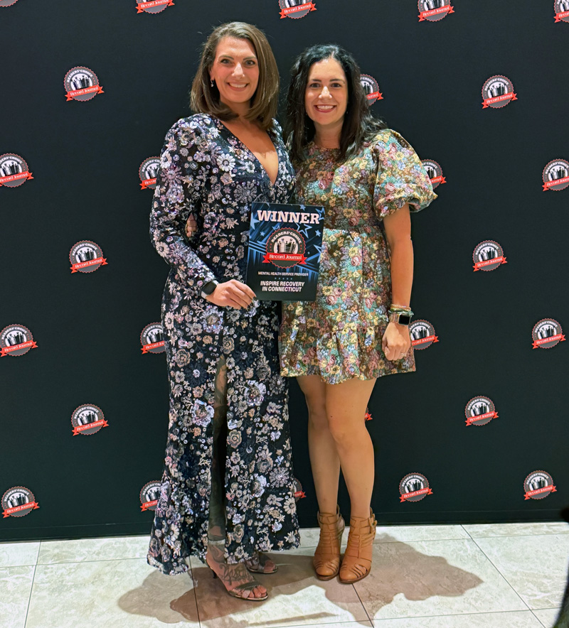 Holding the award for Best Mental Health Provider 2025 at the Readers Choice Awards