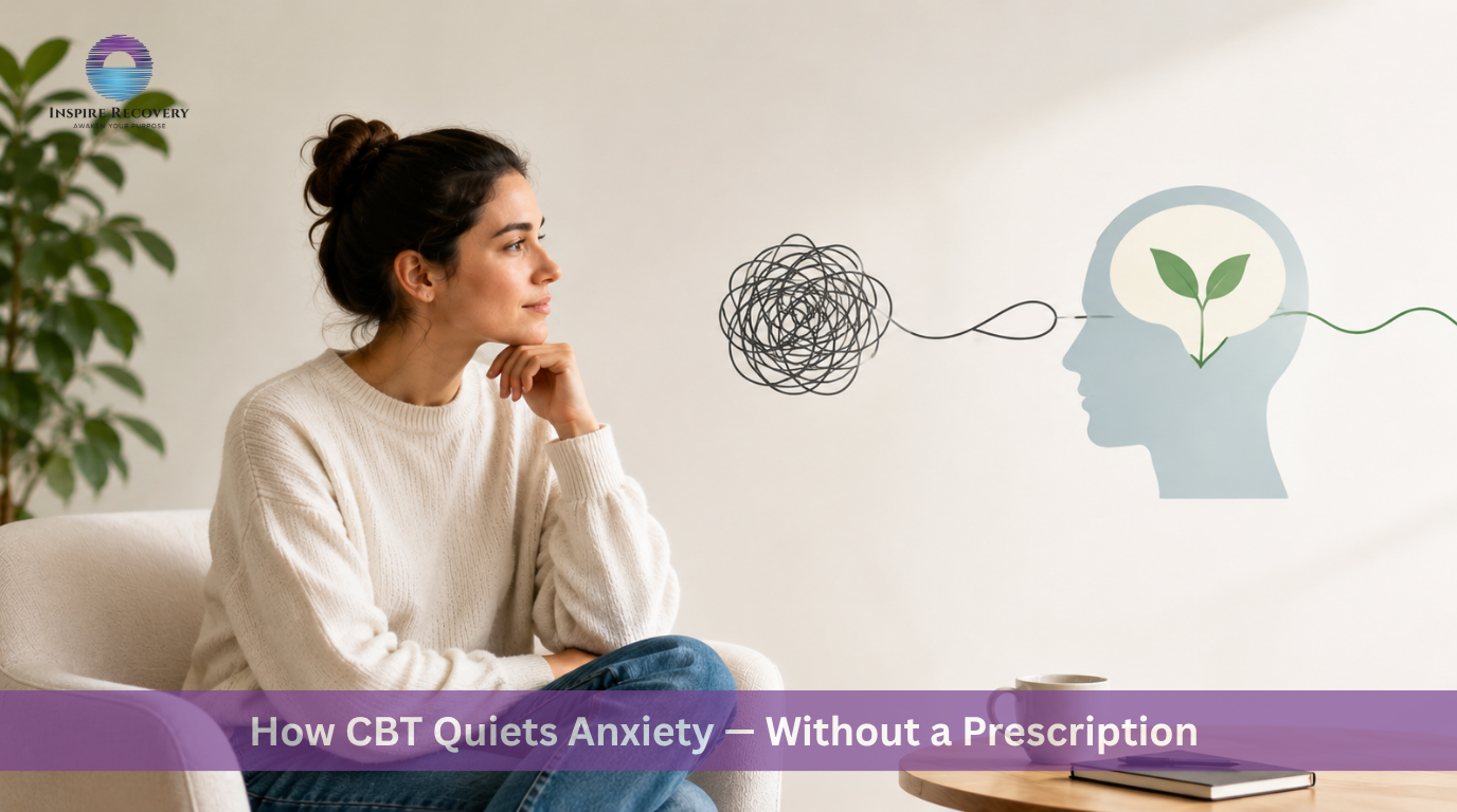 Woman reflecting on CBT anxiety recovery