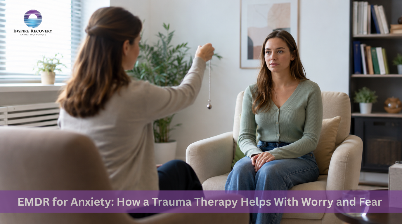 Group Therapy vs Individual Therapy Which Approach Is Right for You (4) Therapist guiding EMDR session for anxiety patient